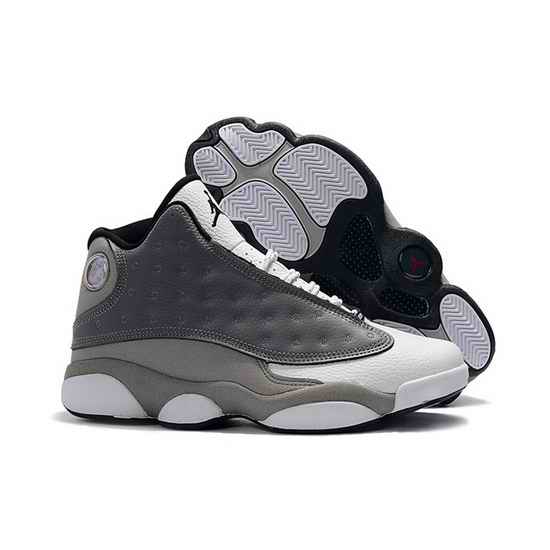 Air Jordan 13 Retro Men Shoes Grey White